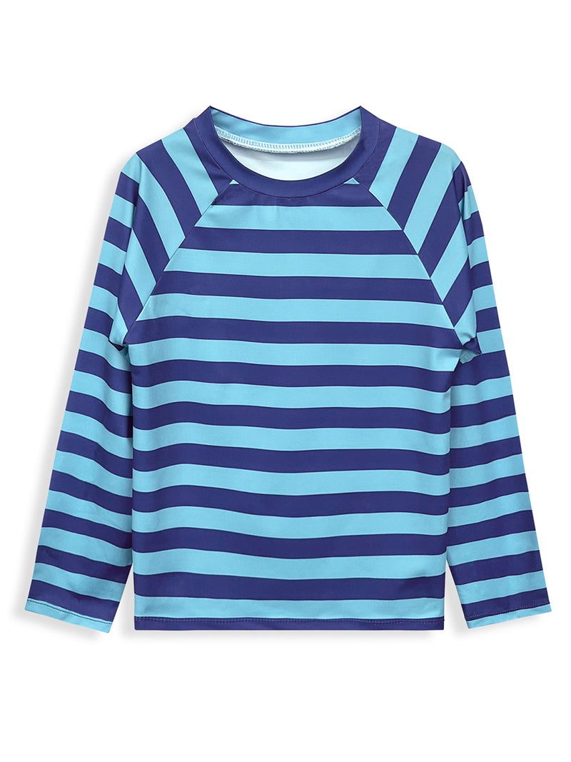 Denokids Striped Boy UVP+50 Sun Protection Swimsuit Top - Image 2